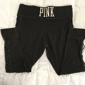 PINK Victoria's Secret Criss Cross Leggings Pants